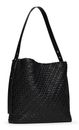 TOMMY HILFIGER TH Braided Maxi Hobo Black TOMMY HILFIGER TH Braided Maxi Hobo Black