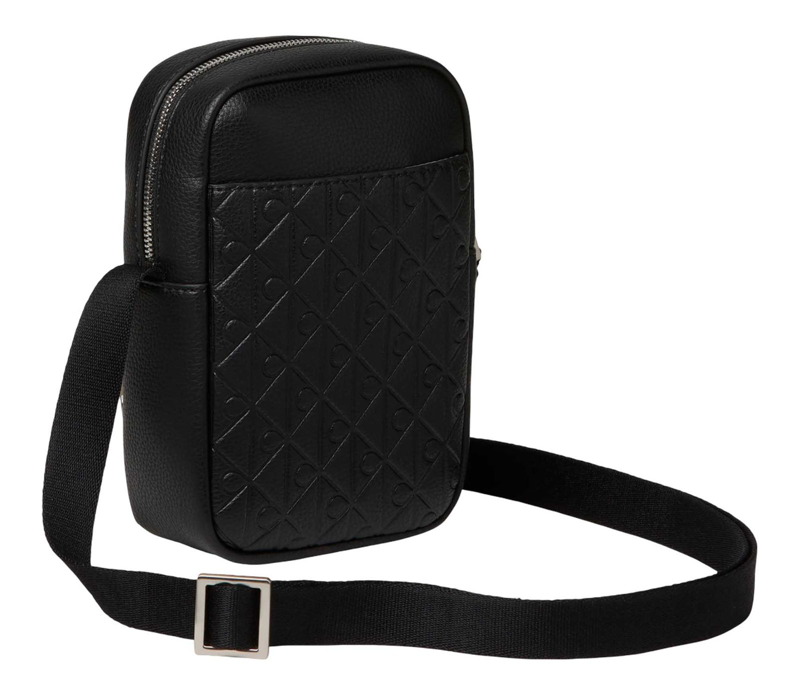 Calvin Klein Emblem AOP Emboss Slim Reporter Black Calvin Klein Emblem AOP Emboss Slim Reporter Black