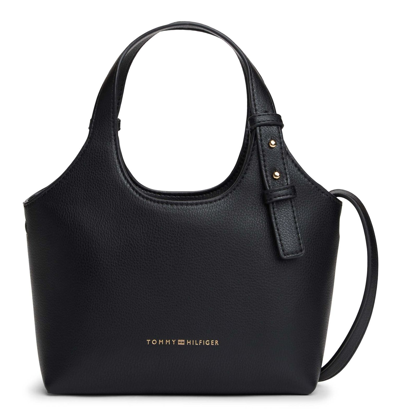 TOMMY HILFIGER TH Logo Mini Tote Black