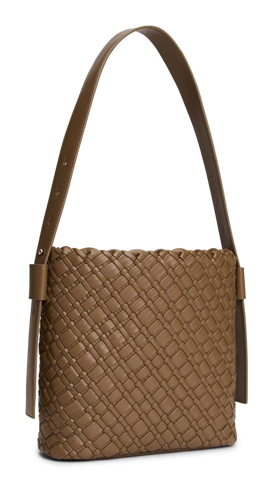 TOMMY HILFIGER TH Braided Shoulder Bag Nordic Taupe TOMMY HILFIGER TH Braided Shoulder Bag Nordic Taupe