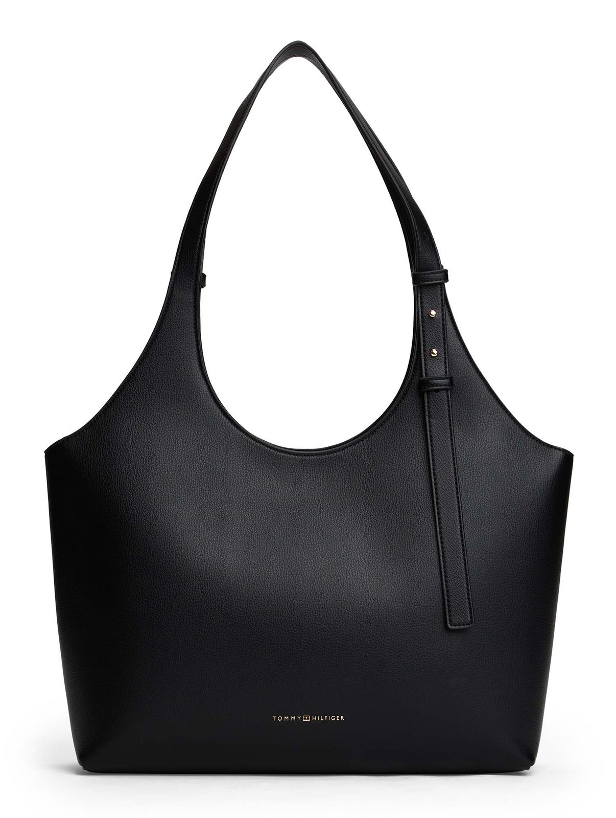 TOMMY HILFIGER TH Logo Tote Black