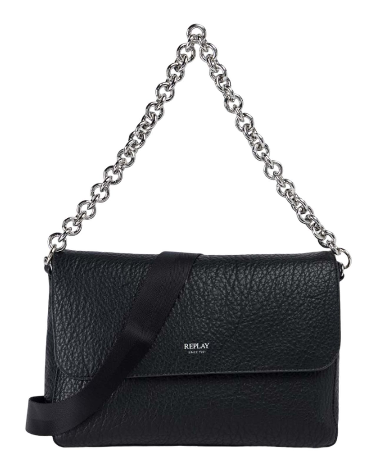 REPLAY Crossbody Bag Black REPLAY Crossbody Bag Black