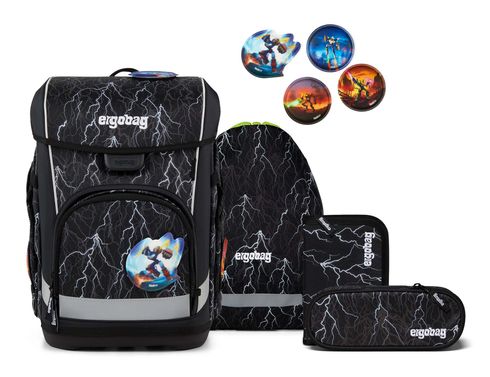 ergobag Cubo Light Set 5-teilig Super ReflektBär