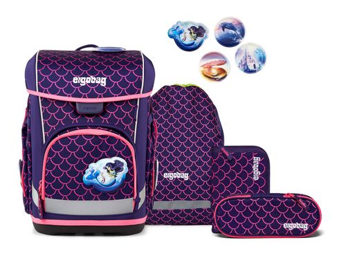 ergobag Cubo Light Set 5-teilig PerlentauchBär