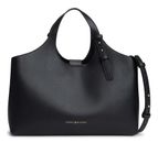 TOMMY HILFIGER TH Logo Satchel Black TOMMY HILFIGER TH Logo Satchel Black