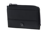 HUGO Quantic Zip Card Case Black