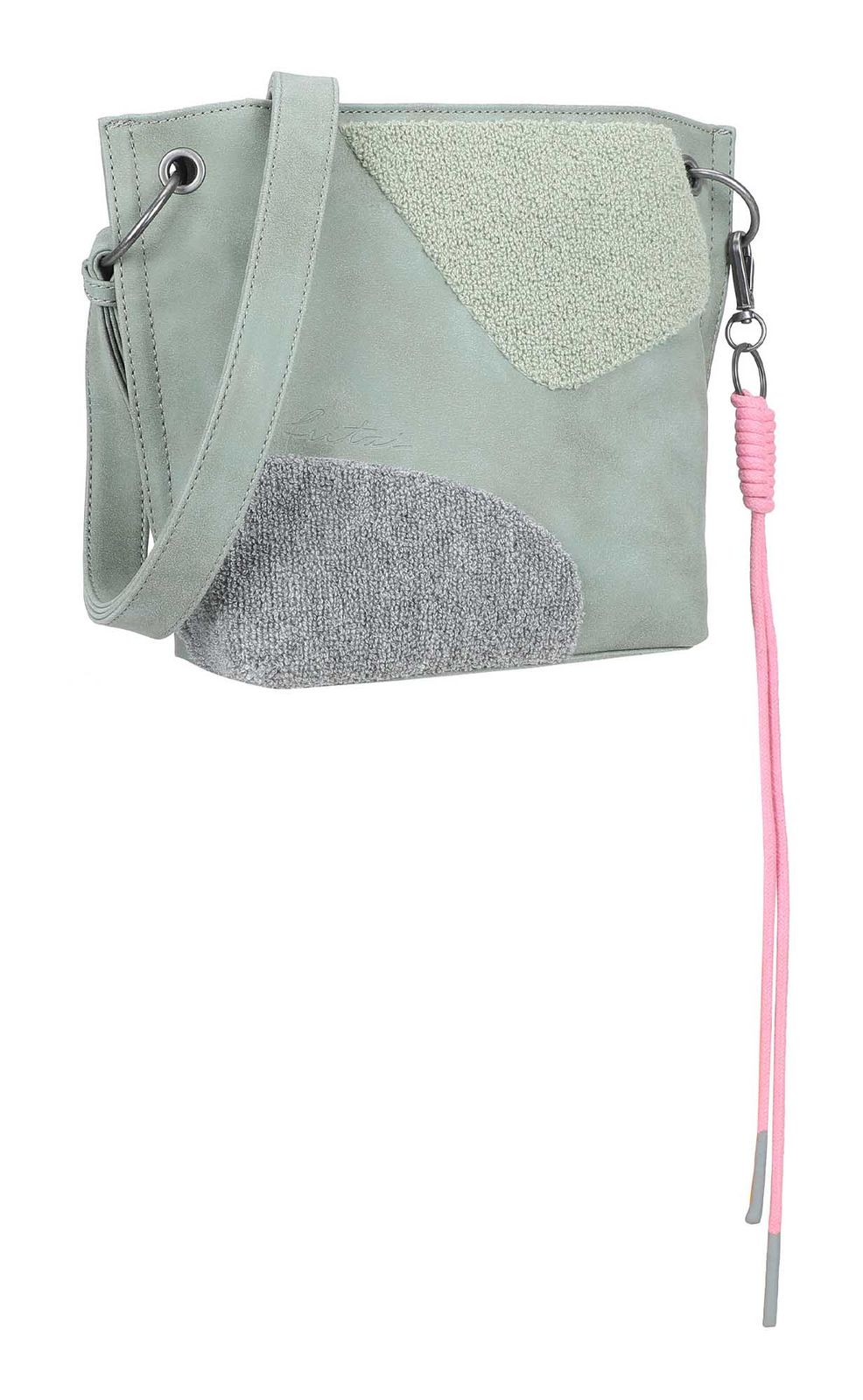 Fritzi aus Preußen Fritzi03 Limited Happy Flocked Vintage Crossbody Bag Soft Salbei Fritzi aus Preußen Fritzi03 Limited Happy Flocked Vintage Crossbody Bag Soft Salbei