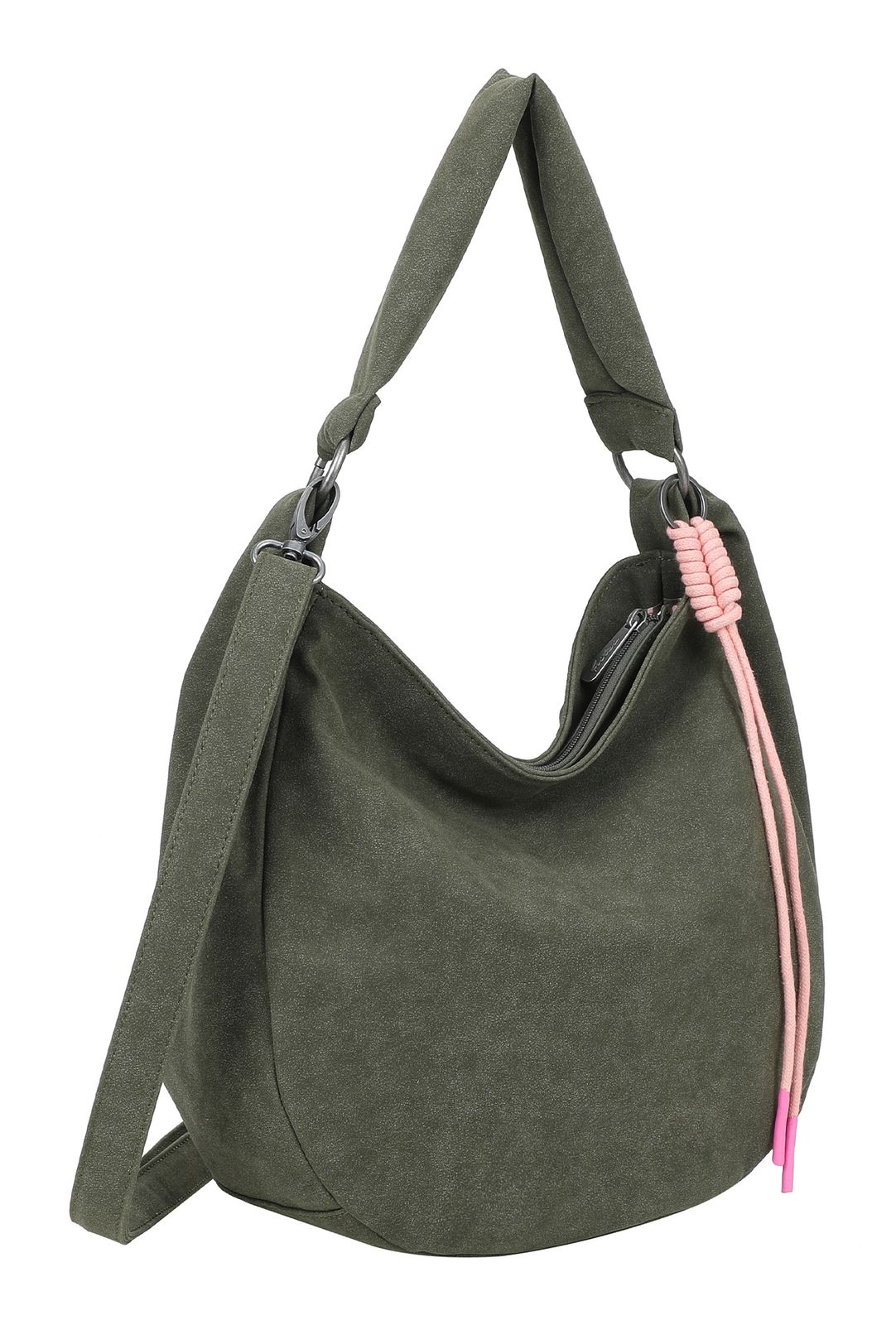 Fritzi aus Preußen Sue01 Suede Jacky Hobo Bag Soft Dark Olive Fritzi aus Preußen Sue01 Suede Jacky Hobo Bag Soft Dark Olive