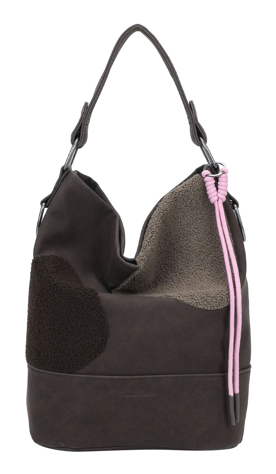 Fritzi aus Preußen Olga Limited Happy Flocked Hand Bag Soft Coffee