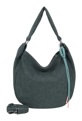Fritzi aus Preußen Sue01 Suede Jacky Hobo Bag Soft Grey Blue