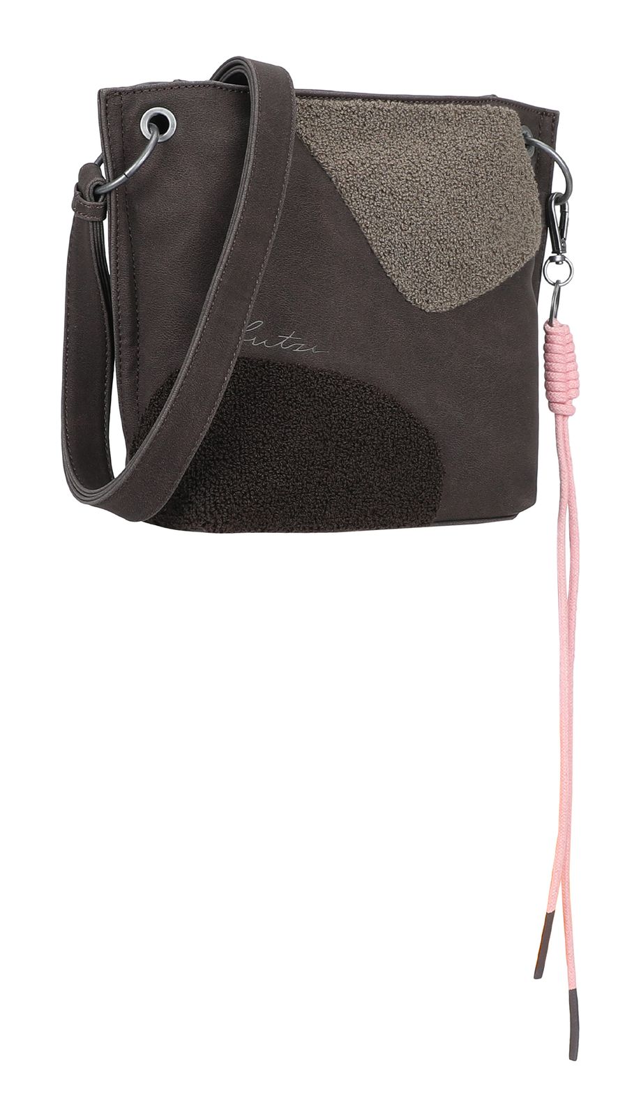 Fritzi aus Preußen Fritzi03 Limited Happy Flocked Heritage Crossbody Bag Soft Coffee Fritzi aus Preußen Fritzi03 Limited Happy Flocked Heritage Crossbody Bag Soft Coffee