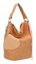 Fritzi aus Preußen Olga Limited Happy Flocked Heritage Soft Chestnut Hobo Bag Brown Fritzi aus Preußen Olga Limited Happy Flocked Heritage Soft Chestnut Hobo Bag Brown