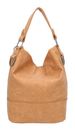 Fritzi aus Preußen Olga Limited Happy Flocked Heritage Soft Chestnut Hobo Bag Brown Fritzi aus Preußen Olga Limited Happy Flocked Heritage Soft Chestnut Hobo Bag Brown