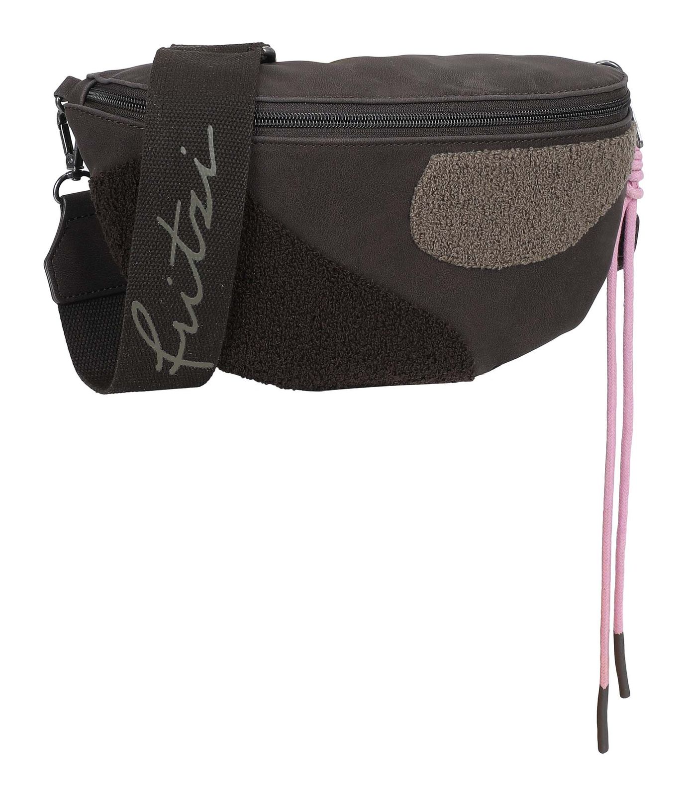 Fritzi aus Preußen Limited Happy Flocked Bum Bag Medium M Soft Coffee Fritzi aus Preußen Limited Happy Flocked Bum Bag Medium M Soft Coffee