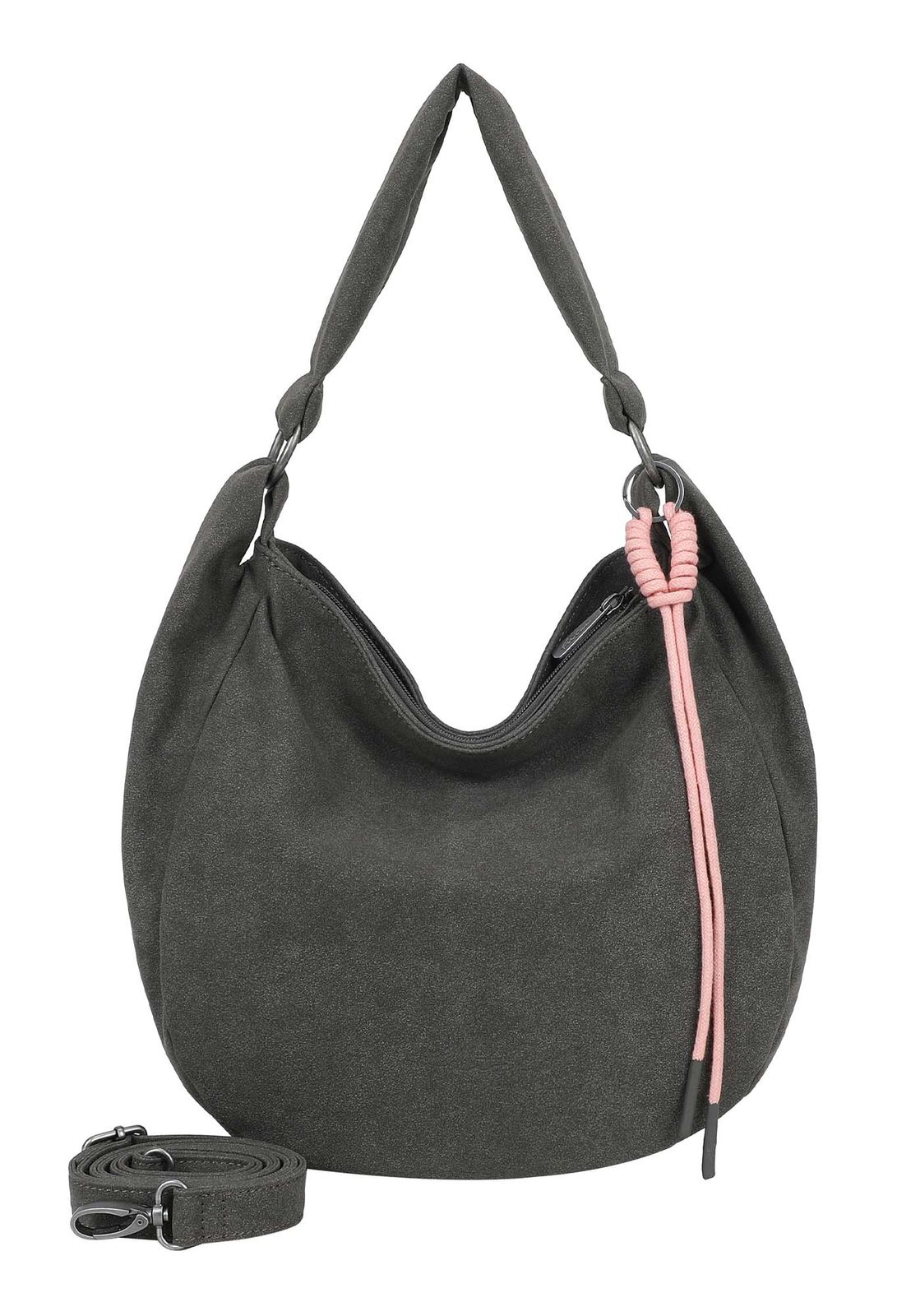 Fritzi aus Preußen Sue01 Suede Jacky Hobo Bag Soft Espresso