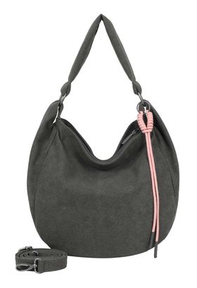 Fritzi aus Preußen Sue01 Suede Jacky Hobo Bag Soft Espresso