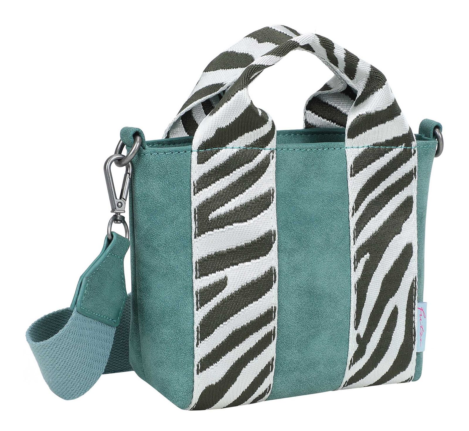 Fritzi aus Preußen Bini Jive Crossbody Petrol Zebralini Fritzi aus Preußen Bini Jive Crossbody Petrol Zebralini