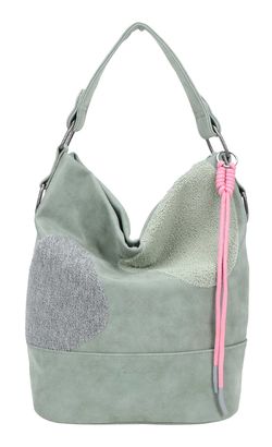 Fritzi aus Preußen Olga Limited Happy Flocked Hand Bag Soft Salbei