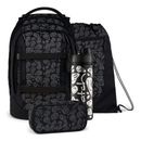 satch Pack Schulrucksack Set 5 Teilig Blurry Faces