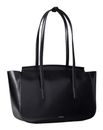 Calvin Klein Flap Tote Bag Black / Tumbled Deep Gold