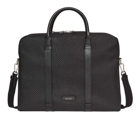 Calvin Klein Embossed Woven Commuter Black