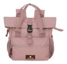 travelite Basic Short Handle Mini Backpack Smoky Rose