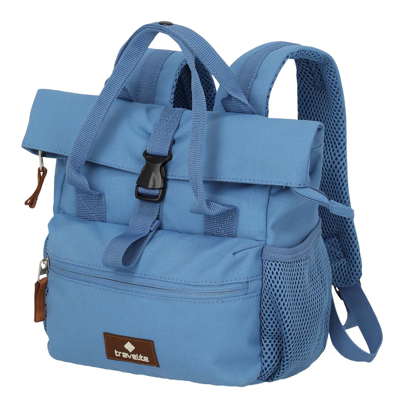 travelite Basic Short Handle Mini Backpack Denim travelite Basic Short Handle Mini Backpack Denim