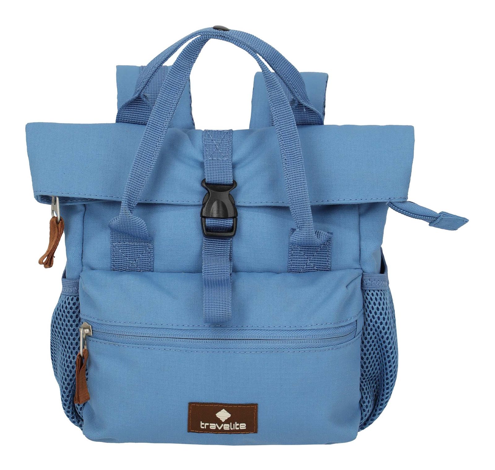 travelite Basic Short Handle Mini Backpack Denim