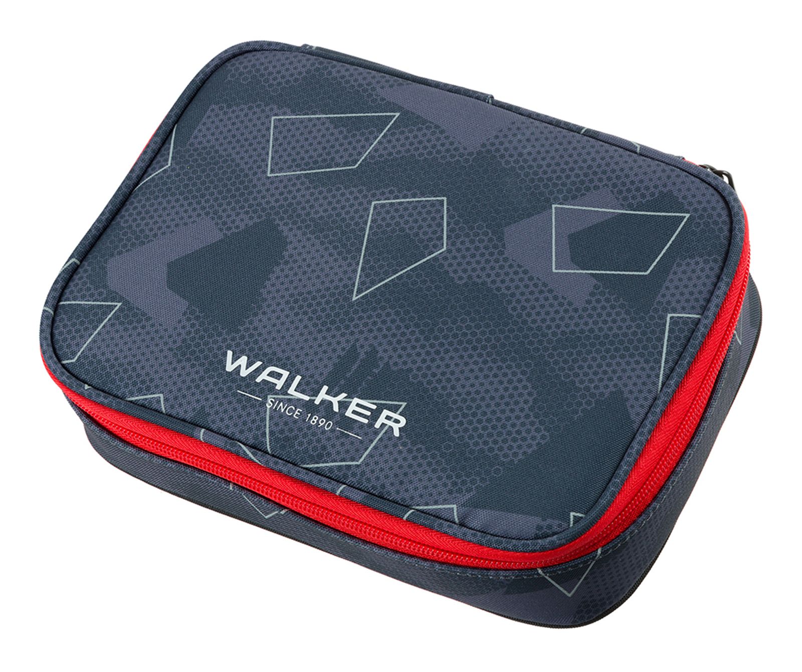 Walker Wizzard Pencil Box Big Grey Polygon Walker Wizzard Pencil Box Big Grey Polygon