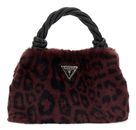 GUESS Shaida Top Handle Crossbody Bag Wine Leo