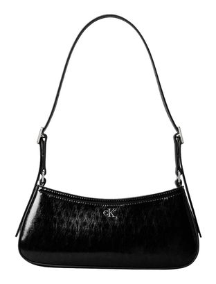 Calvin Klein CK Metallic Shoulder Bag S Black