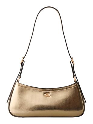Calvin Klein CK Metallic Shoulder Bag S Gold Metallic Calvin Klein CK Metallic Shoulder Bag S Gold Metallic