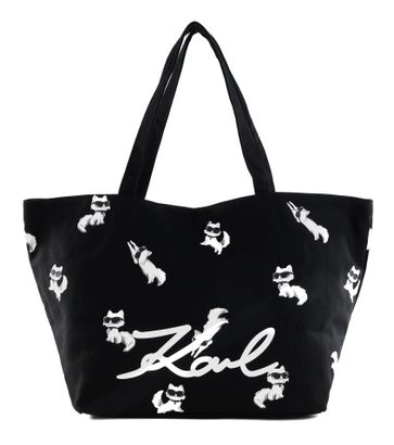 KARL LAGERFELD Ikon Shopper Black