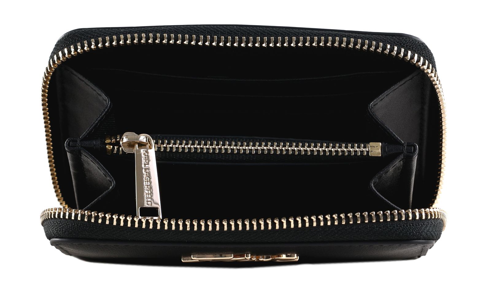 KARL LAGERFELD Karl Lagerfeld Essentials Wallet Black / Gold KARL LAGERFELD Karl Lagerfeld Essentials Wallet Black / Gold