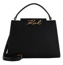 KARL LAGERFELD Karl Lagerfeld Essentials Top Handle Bag Black KARL LAGERFELD Karl Lagerfeld Essentials Top Handle Bag Black