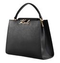 KARL LAGERFELD Karl Lagerfeld Essentials Top Handle Bag Black KARL LAGERFELD Karl Lagerfeld Essentials Top Handle Bag Black