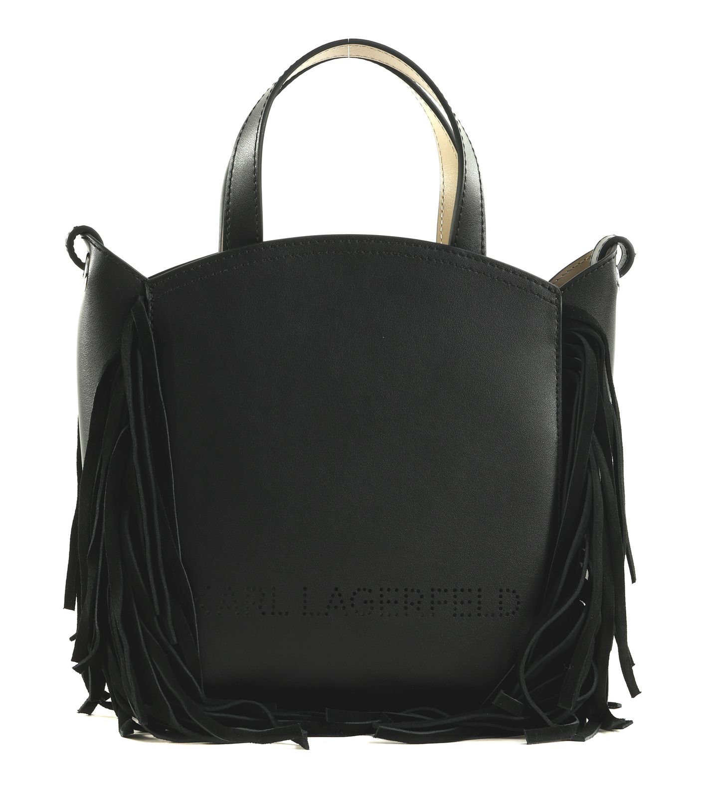 KARL LAGERFELD Ikon Tote Bag Black-Nickel KARL LAGERFELD Ikon Tote Bag Black-Nickel