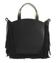 KARL LAGERFELD Ikon Tote Bag Black-Nickel KARL LAGERFELD Ikon Tote Bag Black-Nickel