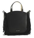 KARL LAGERFELD Ikon Tote Bag Black-Nickel KARL LAGERFELD Ikon Tote Bag Black-Nickel