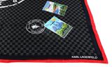 KARL LAGERFELD Ikon monogram modal Scarf Brown-KL Mono