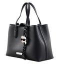KARL LAGERFELD Ikon Smooth Tote Bag Black KARL LAGERFELD Ikon Smooth Tote Bag Black