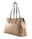 KARL LAGERFELD Ikon Smooth Tote Bag L Mushroom Brown