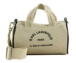 KARL LAGERFELD COTE D AZUR Mini Duffle Bag Natural