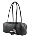 KARL LAGERFELD Ikon Smooth Shoulder Bag Black KARL LAGERFELD Ikon Smooth Shoulder Bag Black