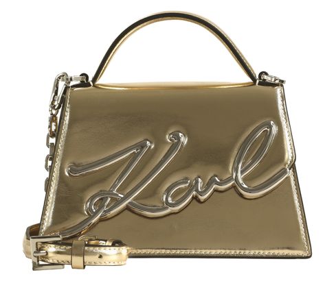 KARL LAGERFELD K / Signature 2.0 Crossbody Bag S Light Gold KARL LAGERFELD K / Signature 2.0 Crossbody Bag S Light Gold
