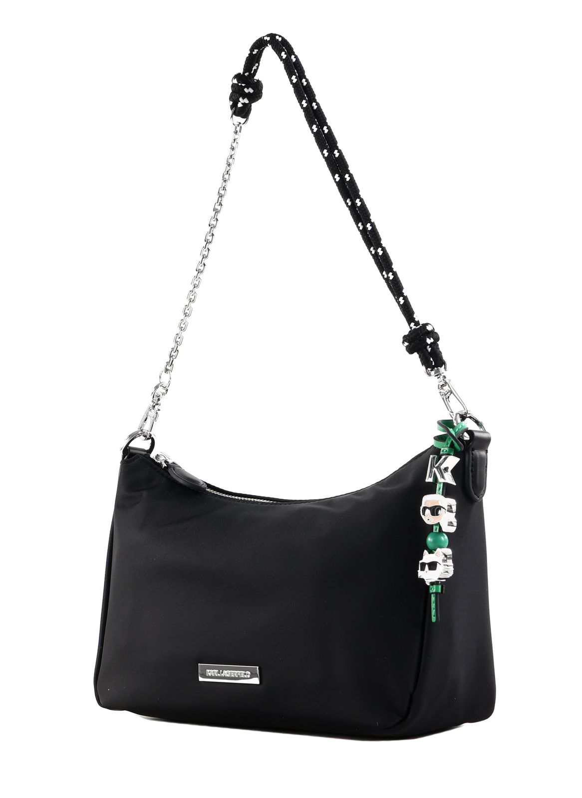 KARL LAGERFELD Ikon Crossbody Bag Black KARL LAGERFELD Ikon Crossbody Bag Black