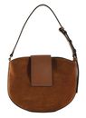 KARL LAGERFELD COTE D AZUR Half-Moon Shoulder Bag Dark Tan KARL LAGERFELD COTE D AZUR Half-Moon Shoulder Bag Dark Tan