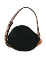 KARL LAGERFELD COTE D AZUR Half-Moon Shoulder Bag Dark Tan KARL LAGERFELD COTE D AZUR Half-Moon Shoulder Bag Dark Tan