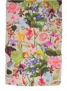 FRAAS Silk Stole With XL Floral Print Champaign Powder