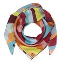 FRAAS Silk Crepe Scarf In Wave-Design Denim Dust FRAAS Silk Crepe Scarf In Wave-Design Denim Dust